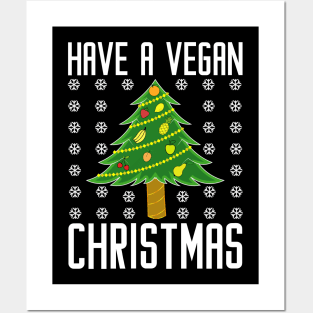 have a vegan christmas Posters and Art